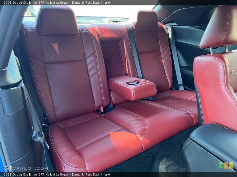 Demonic Red/Black Interior Rear Seat for the 2023 Dodge Challenger SRT Hellcat JailBreak #146520950