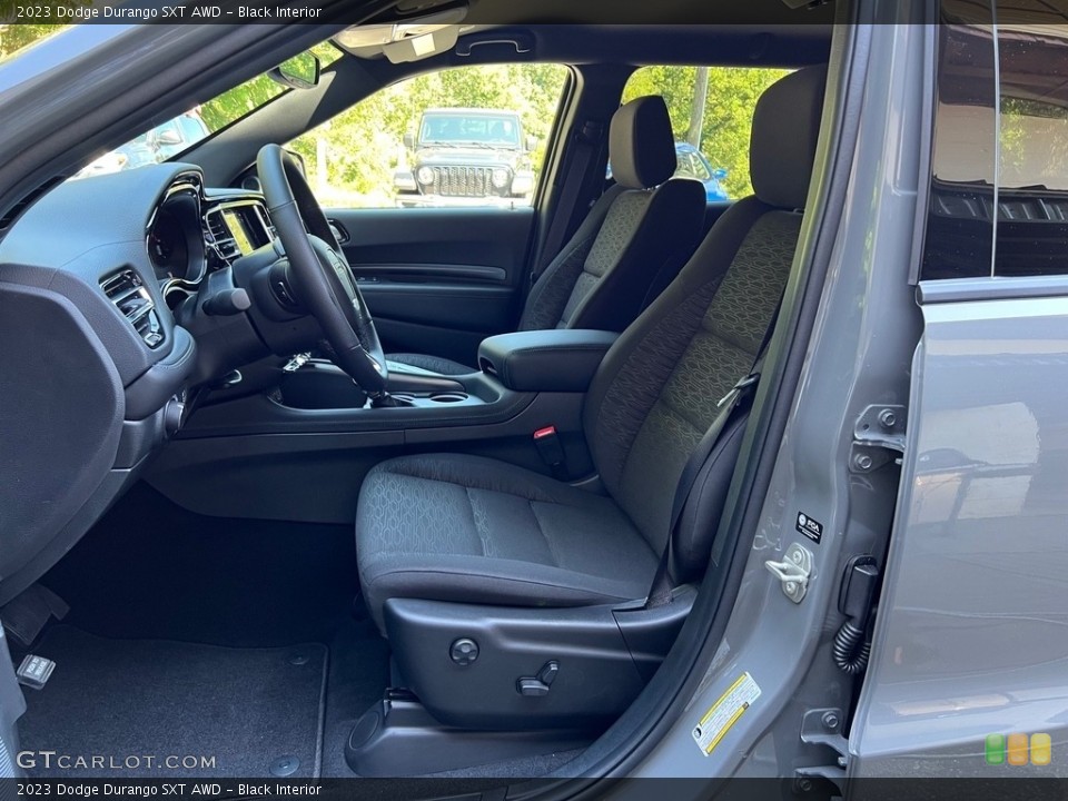 Black Interior Front Seat for the 2023 Dodge Durango SXT AWD #146521648