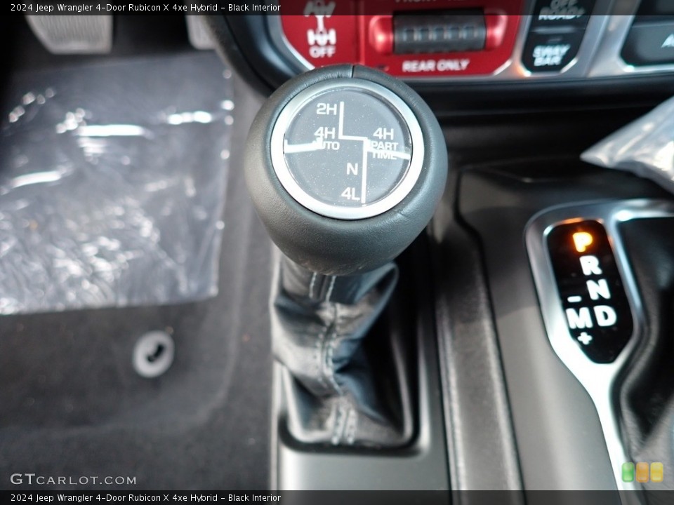 Black Interior Transmission for the 2024 Jeep Wrangler 4-Door Rubicon X 4xe Hybrid #146522046