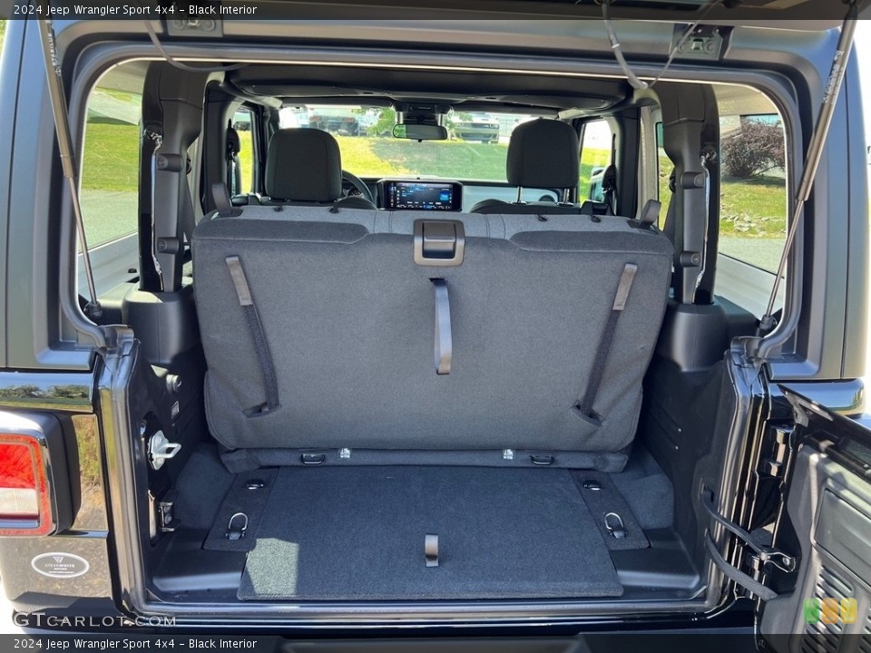 Black Interior Trunk for the 2024 Jeep Wrangler Sport 4x4 #146522058