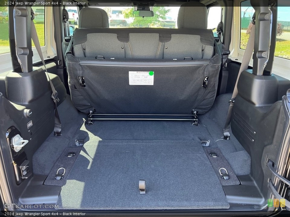 Black Interior Trunk for the 2024 Jeep Wrangler Sport 4x4 #146522070