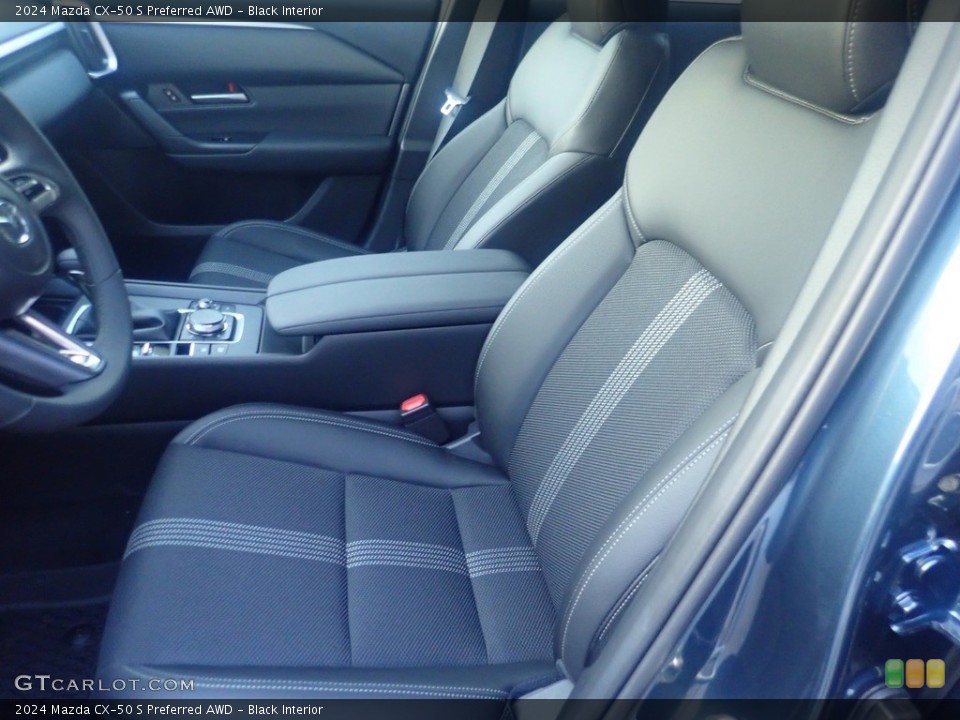 Black Interior Front Seat for the 2024 Mazda CX-50 S Preferred AWD #146522671
