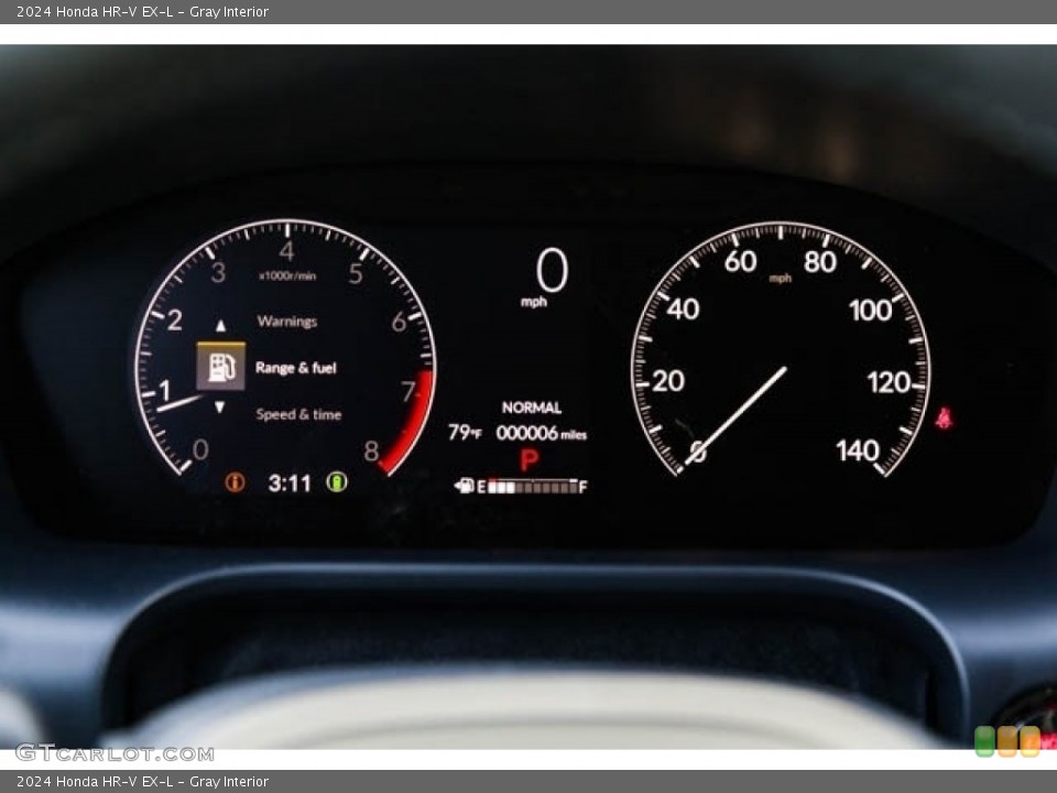 Gray Interior Gauges for the 2024 Honda HR-V EX-L #146522704