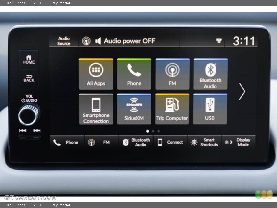 Gray Interior Controls for the 2024 Honda HR-V EX-L #146522882