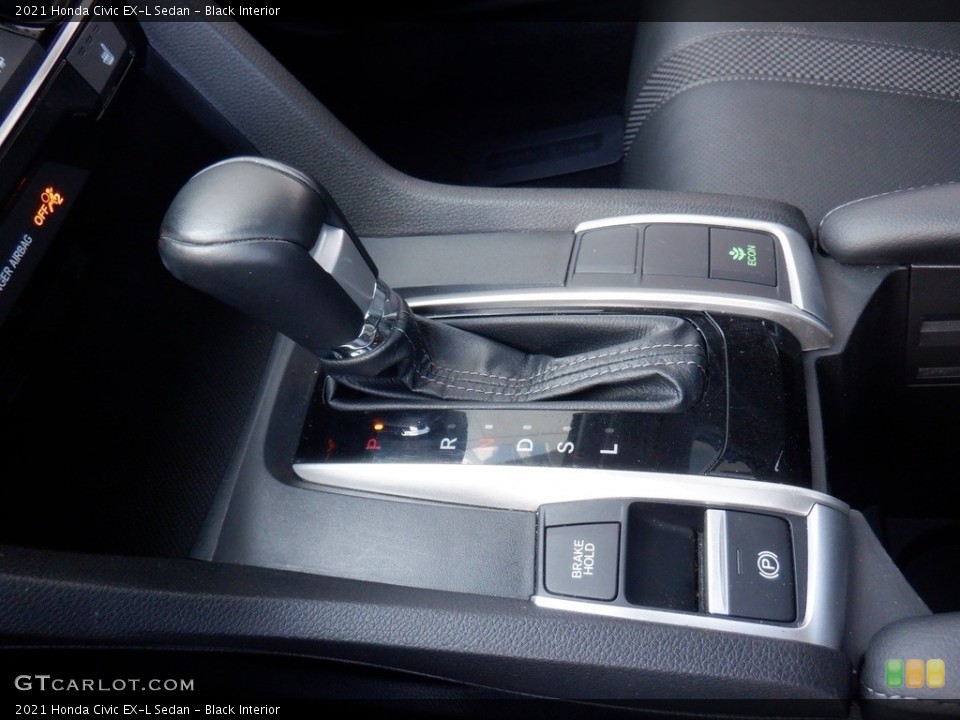 Black Interior Transmission for the 2021 Honda Civic EX-L Sedan #146523453