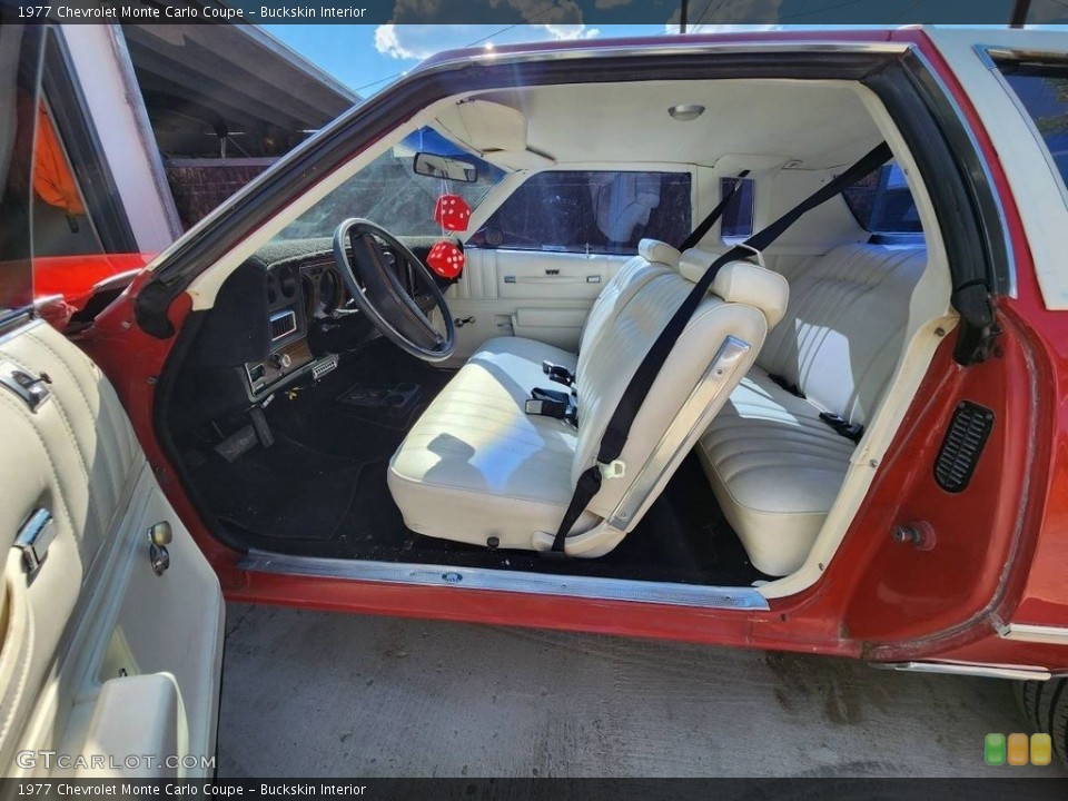 Buckskin Interior Photo for the 1977 Chevrolet Monte Carlo Coupe #146523529