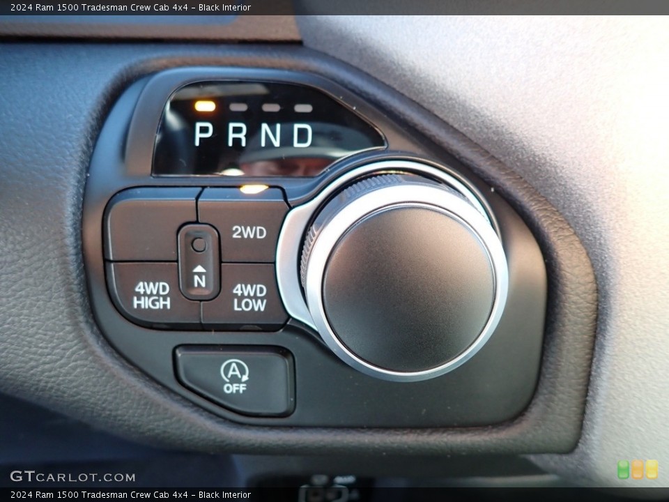 Black Interior Transmission for the 2024 Ram 1500 Tradesman Crew Cab 4x4 #146523727
