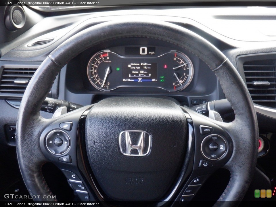 Black Interior Steering Wheel for the 2020 Honda Ridgeline Black Edition AWD #146523872