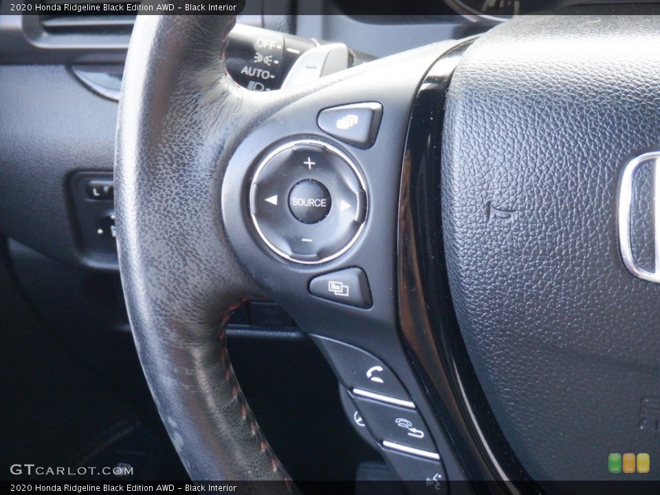 Black Interior Steering Wheel for the 2020 Honda Ridgeline Black Edition AWD #146523880