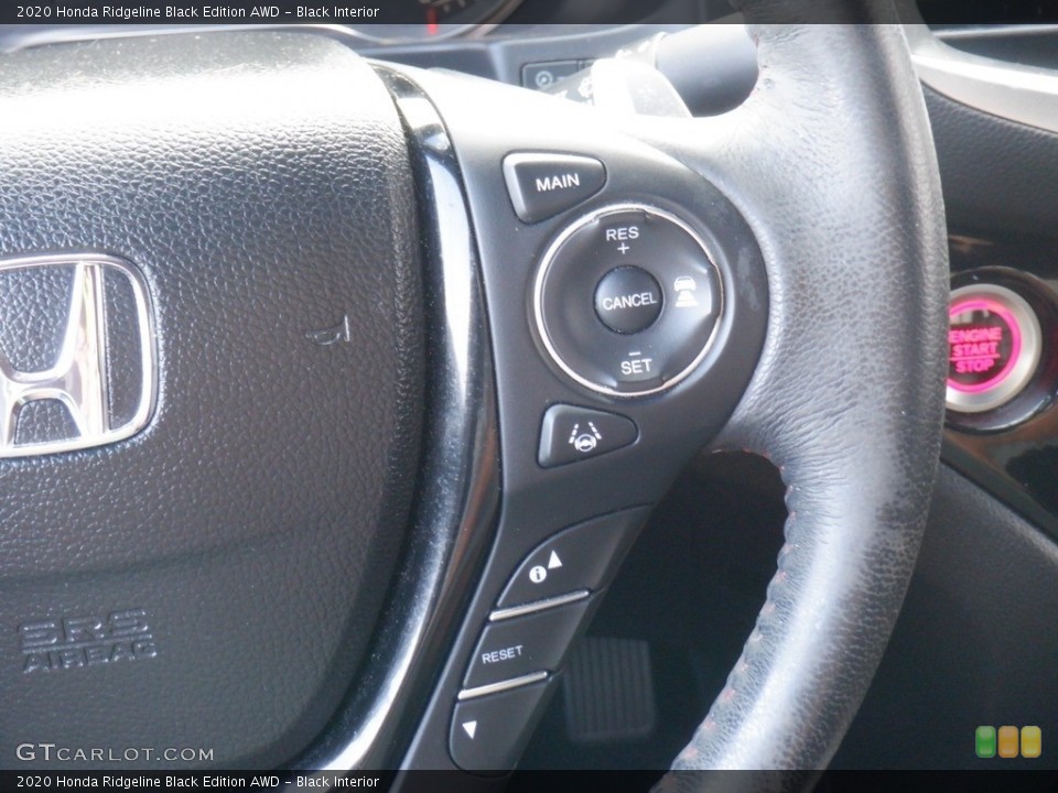 Black Interior Steering Wheel for the 2020 Honda Ridgeline Black Edition AWD #146523891