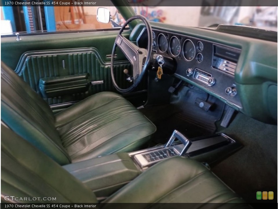 Black Interior Photo for the 1970 Chevrolet Chevelle SS 454 Coupe #146524099