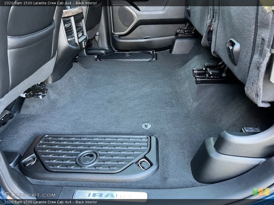 Black Interior Rear Seat for the 2020 Ram 1500 Laramie Crew Cab 4x4 #146524219
