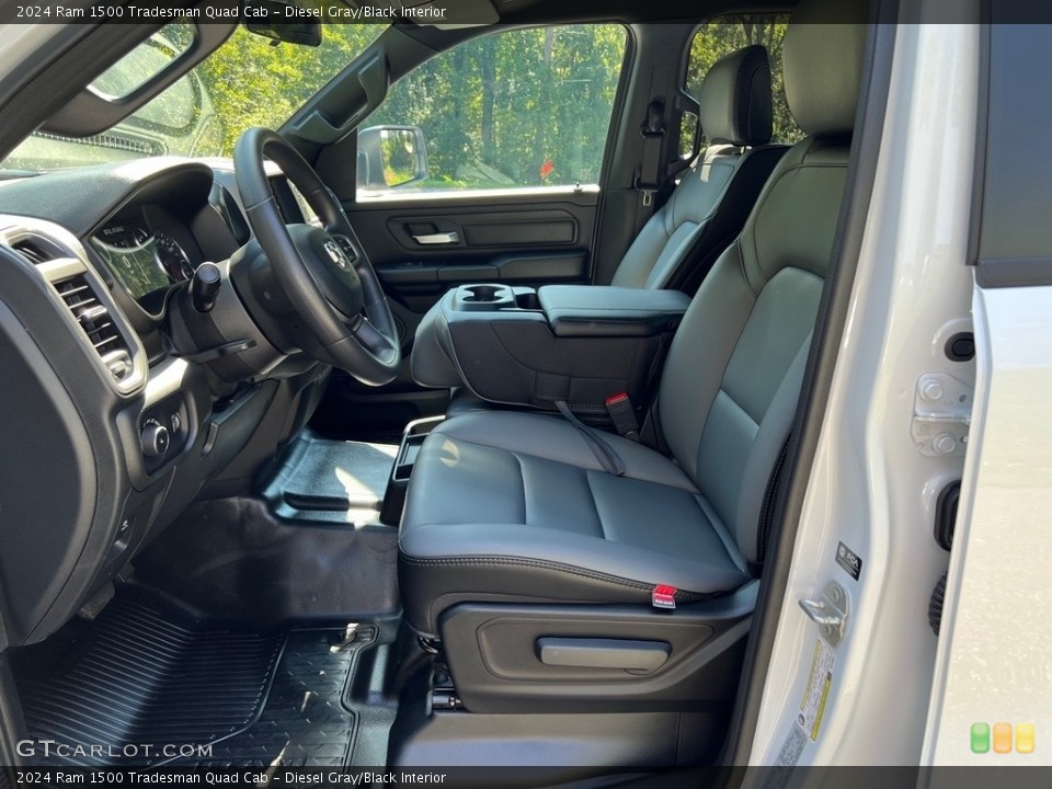 Diesel Gray/Black Interior Photo for the 2024 Ram 1500 Tradesman Quad Cab #146524381