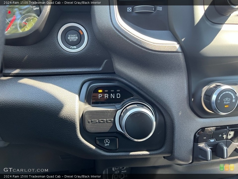 Diesel Gray/Black Interior Transmission for the 2024 Ram 1500 Tradesman Quad Cab #146524405
