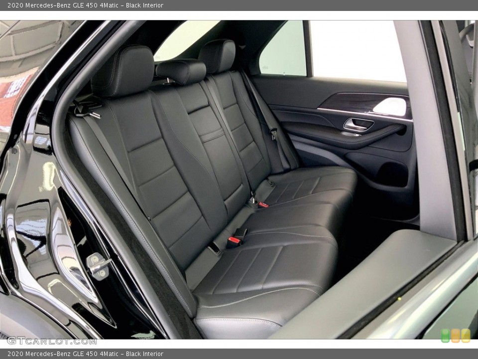 Black Interior Rear Seat for the 2020 Mercedes-Benz GLE 450 4Matic #146525030