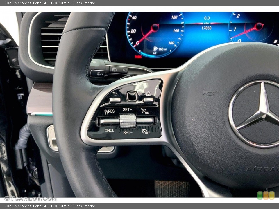 Black Interior Steering Wheel for the 2020 Mercedes-Benz GLE 450 4Matic #146525079