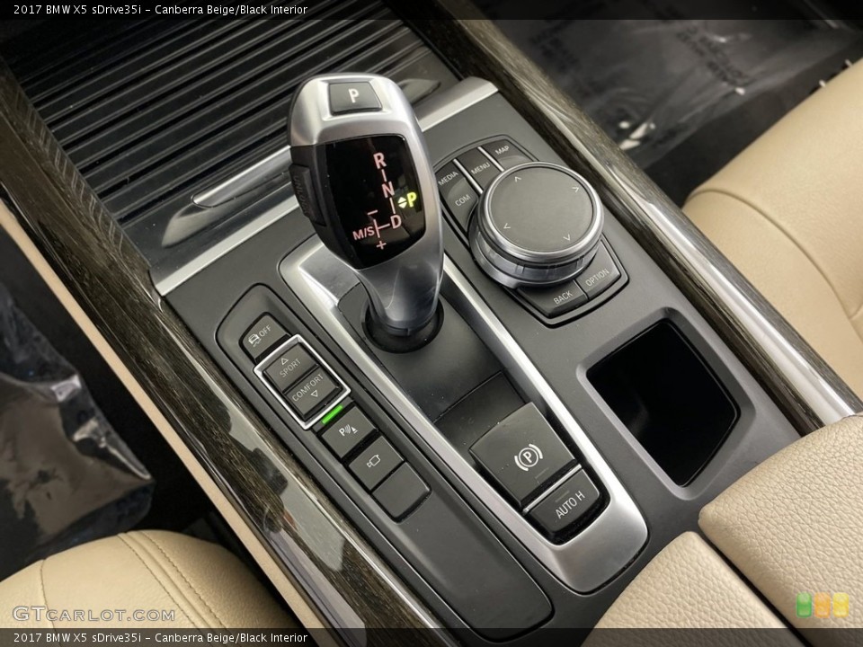 Canberra Beige/Black Interior Transmission for the 2017 BMW X5 sDrive35i #146525680