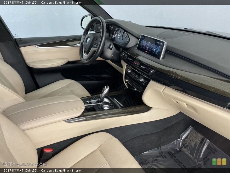 Canberra Beige/Black Interior Dashboard for the 2017 BMW X5 sDrive35i #146525869