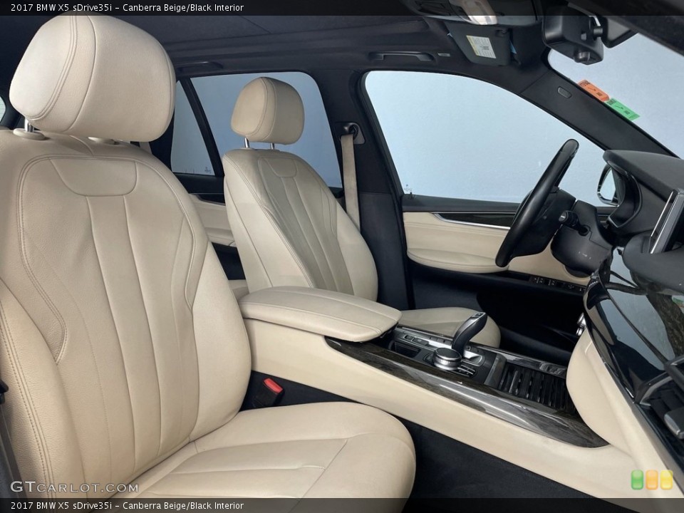 Canberra Beige/Black 2017 BMW X5 Interiors