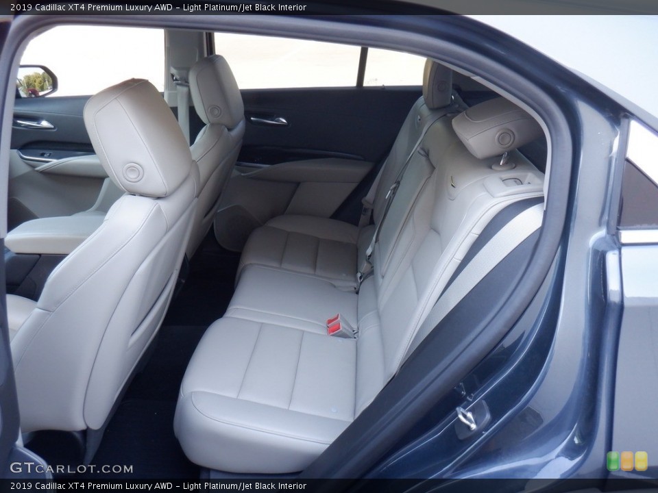 Light Platinum/Jet Black Interior Rear Seat for the 2019 Cadillac XT4 Premium Luxury AWD #146525958