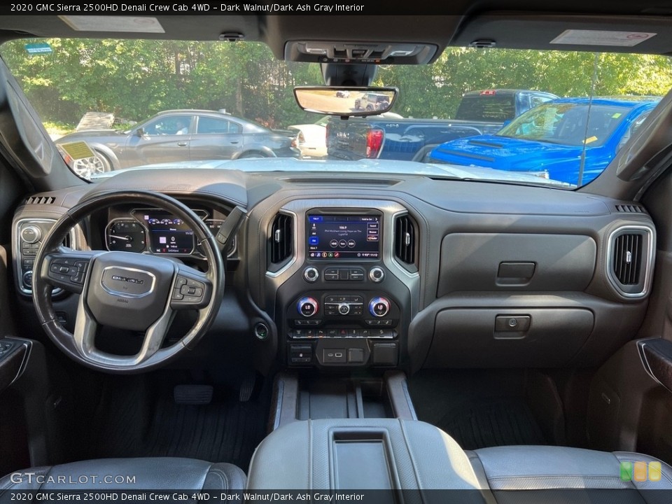 Dark Walnut/Dark Ash Gray Interior Dashboard for the 2020 GMC Sierra 2500HD Denali Crew Cab 4WD #146525969