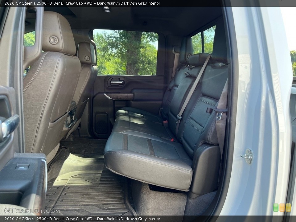 Dark Walnut/Dark Ash Gray Interior Rear Seat for the 2020 GMC Sierra 2500HD Denali Crew Cab 4WD #146526066