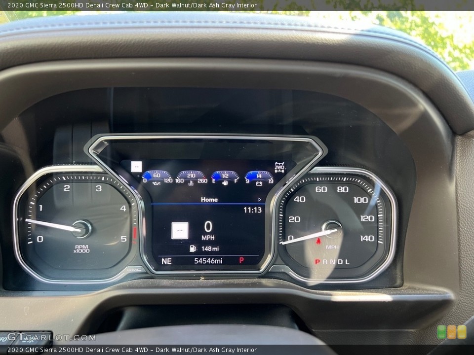 Dark Walnut/Dark Ash Gray Interior Gauges for the 2020 GMC Sierra 2500HD Denali Crew Cab 4WD #146526245