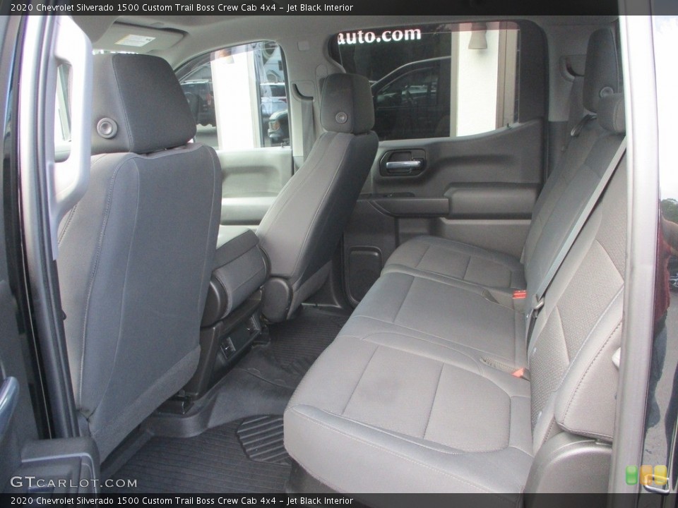Jet Black Interior Rear Seat for the 2020 Chevrolet Silverado 1500 Custom Trail Boss Crew Cab 4x4 #146526747