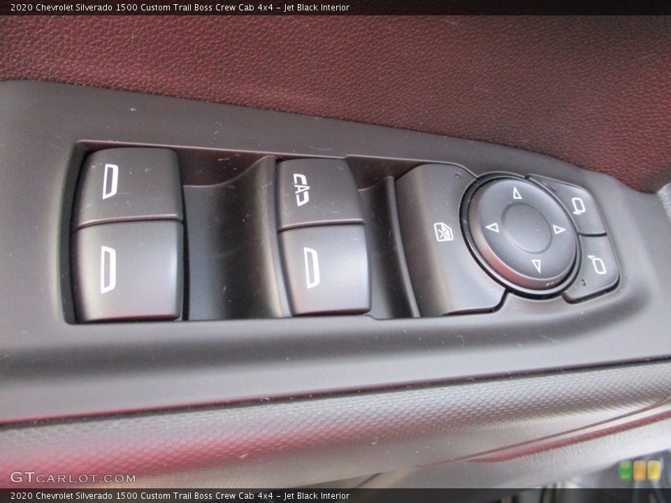 Jet Black Interior Controls for the 2020 Chevrolet Silverado 1500 Custom Trail Boss Crew Cab 4x4 #146526768