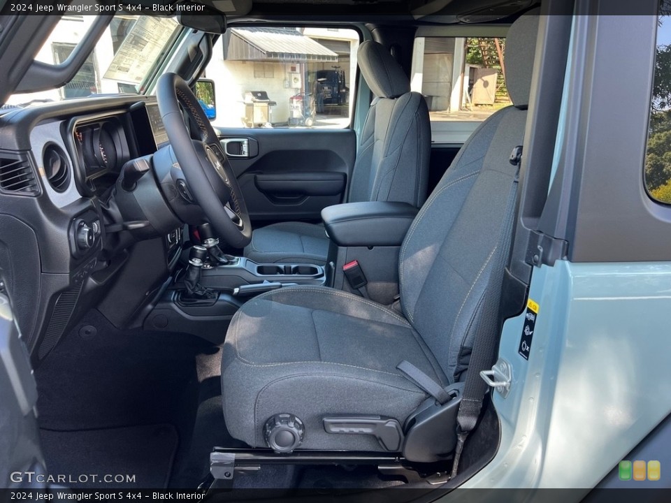Black 2024 Jeep Wrangler Interiors