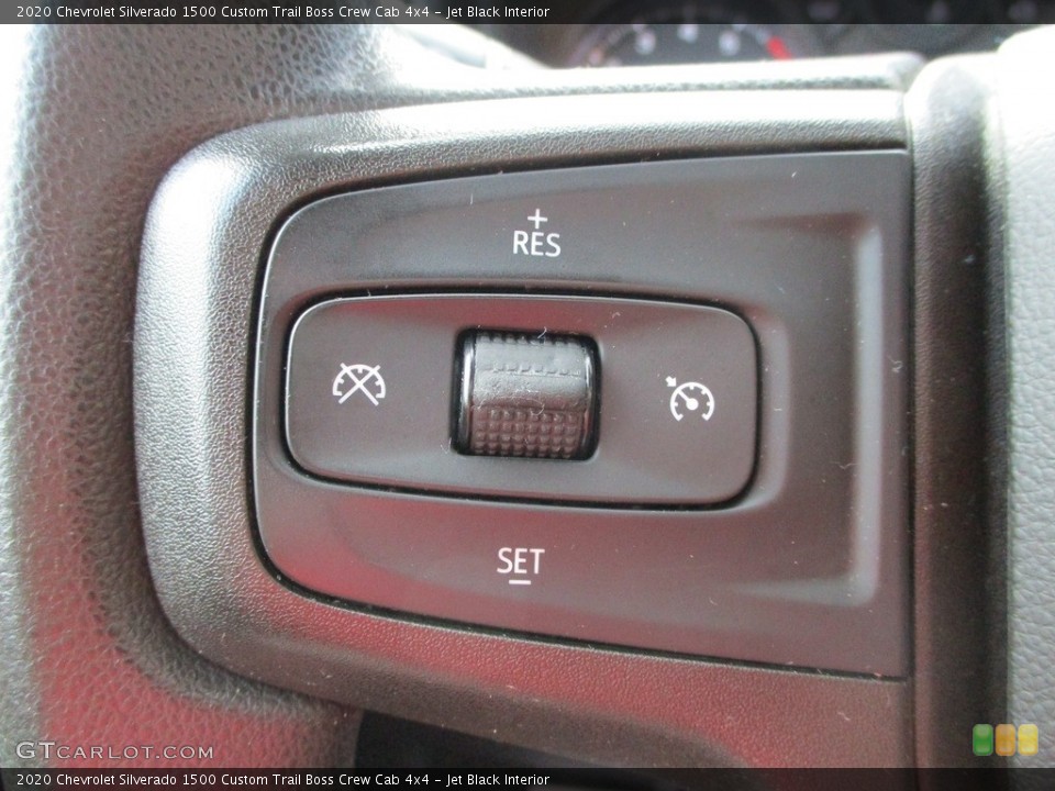 Jet Black Interior Steering Wheel for the 2020 Chevrolet Silverado 1500 Custom Trail Boss Crew Cab 4x4 #146526887