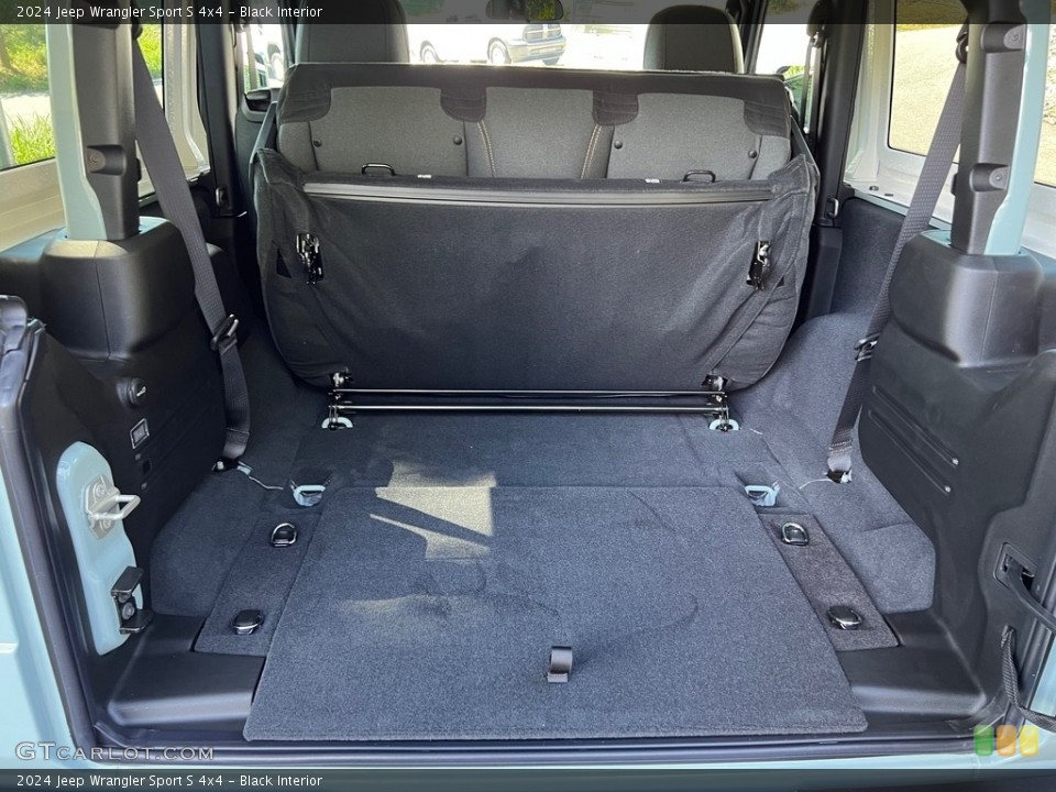 Black Interior Trunk for the 2024 Jeep Wrangler Sport S 4x4 #146526937