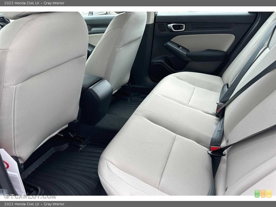Gray Interior Rear Seat for the 2023 Honda Civic LX #146528119