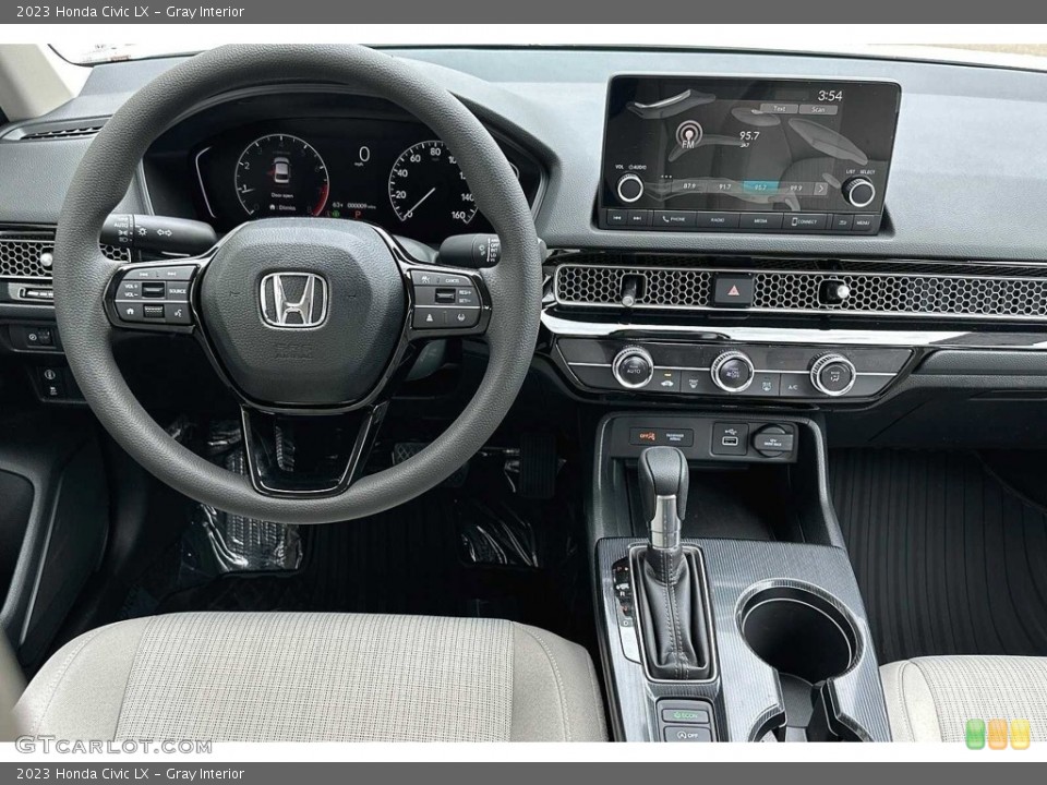 Gray Interior Controls for the 2023 Honda Civic LX #146528148