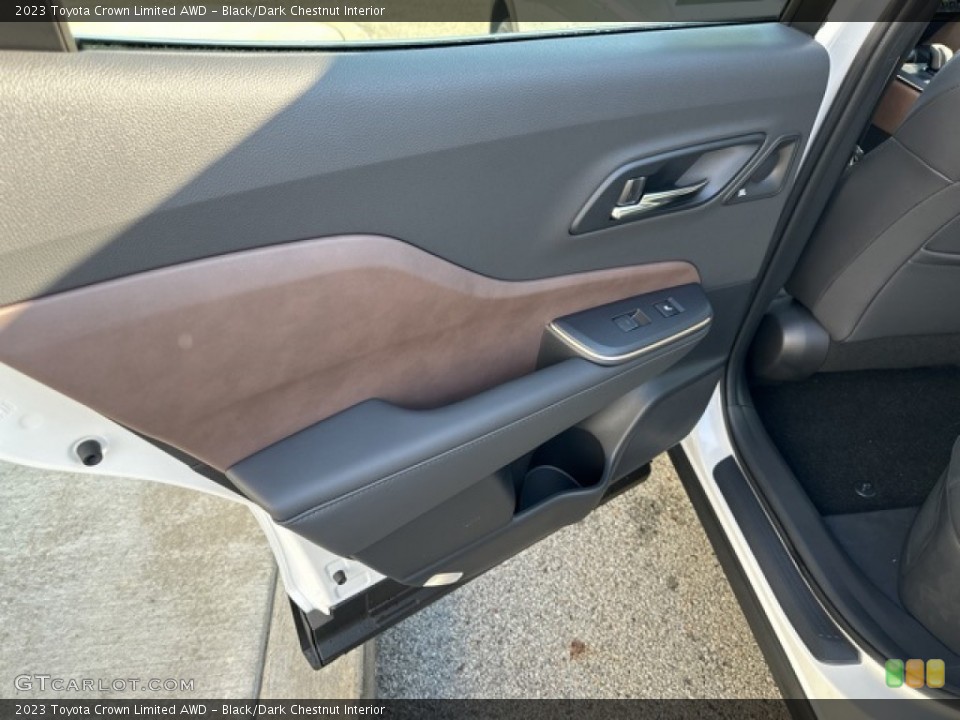 Black/Dark Chestnut Interior Door Panel for the 2023 Toyota Crown Limited AWD #146529680