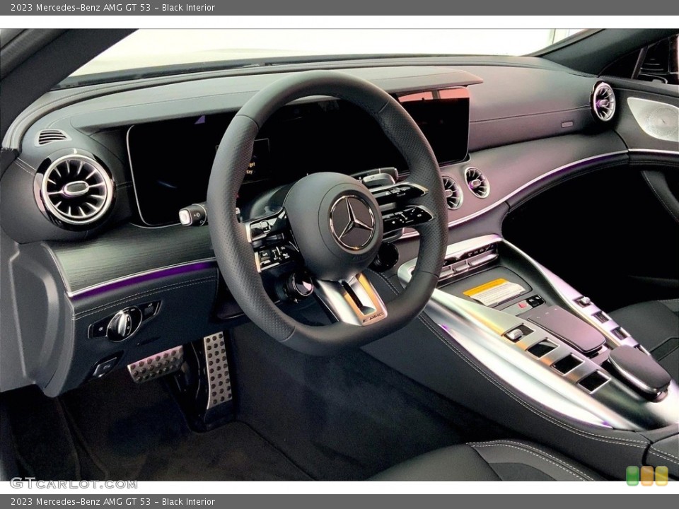 Black Interior Dashboard for the 2023 Mercedes-Benz AMG GT 53 #146530850