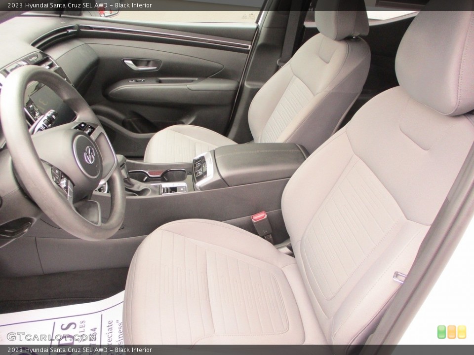 Black Interior Front Seat for the 2023 Hyundai Santa Cruz SEL AWD #146531458