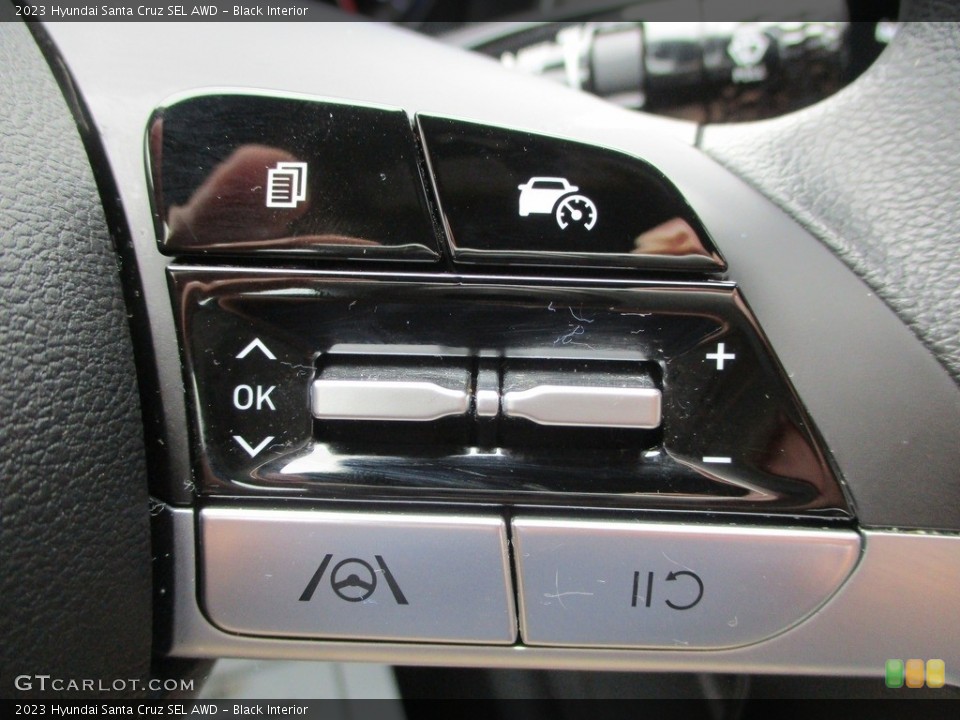 Black Interior Steering Wheel for the 2023 Hyundai Santa Cruz SEL AWD #146531638