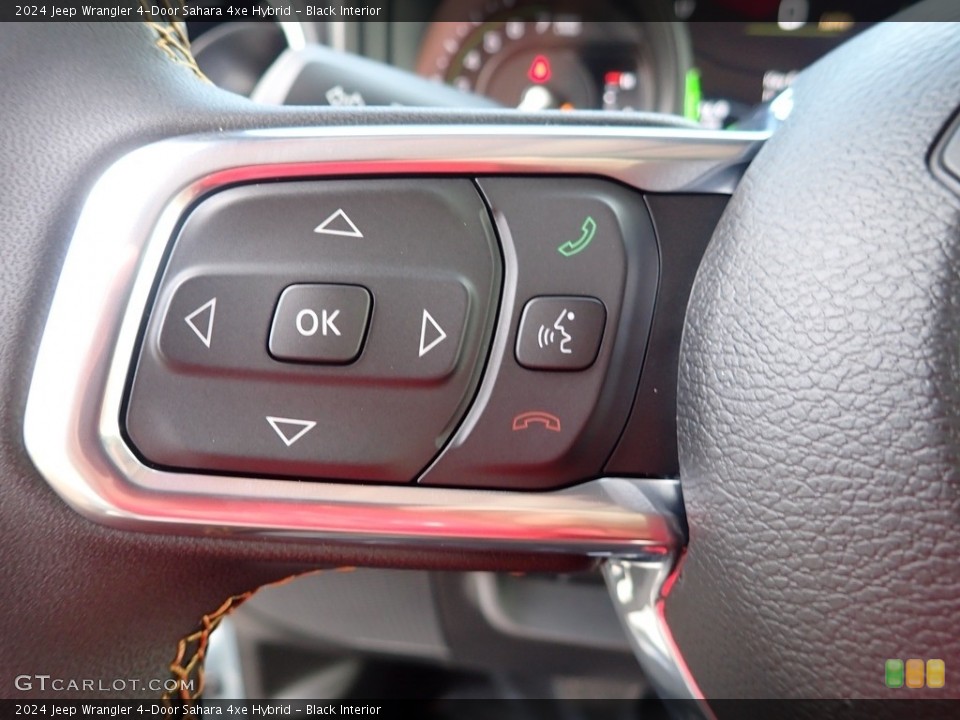 Black Interior Controls for the 2024 Jeep Wrangler 4-Door Sahara 4xe Hybrid #146532731