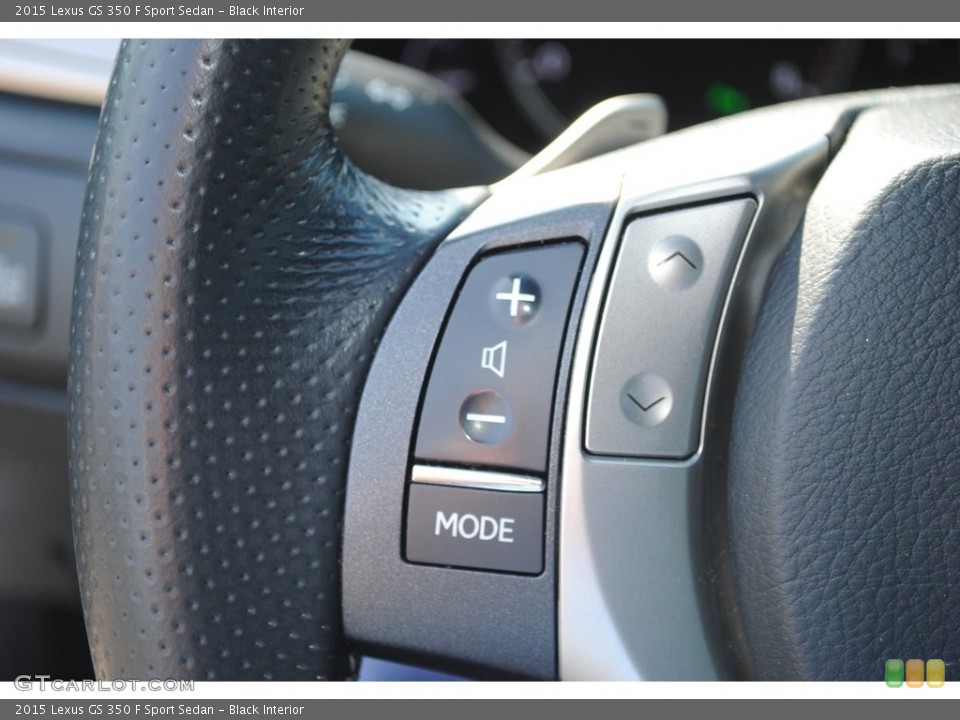 Black Interior Steering Wheel for the 2015 Lexus GS 350 F Sport Sedan #146533247