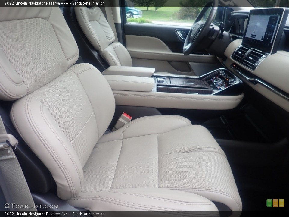 Sandstone Interior Front Seat for the 2022 Lincoln Navigator Reserve 4x4 #146533883