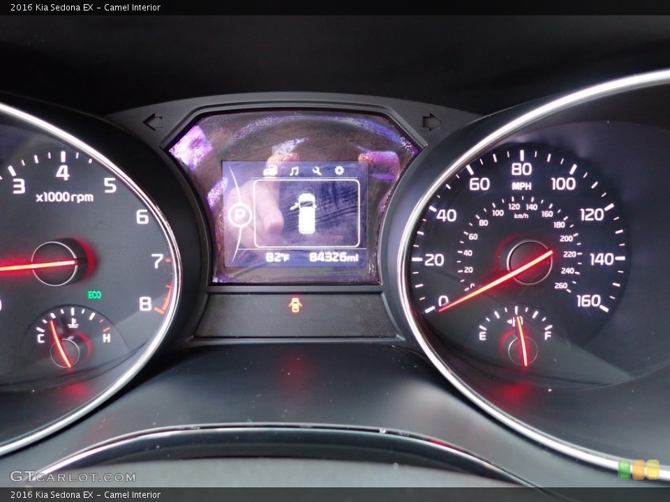 Camel Interior Gauges for the 2016 Kia Sedona EX #146534129