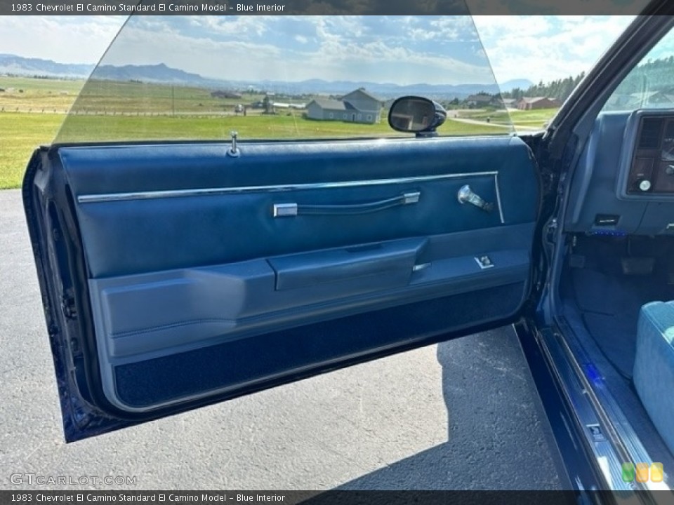 Blue Interior Door Panel for the 1983 Chevrolet El Camino  #146534833