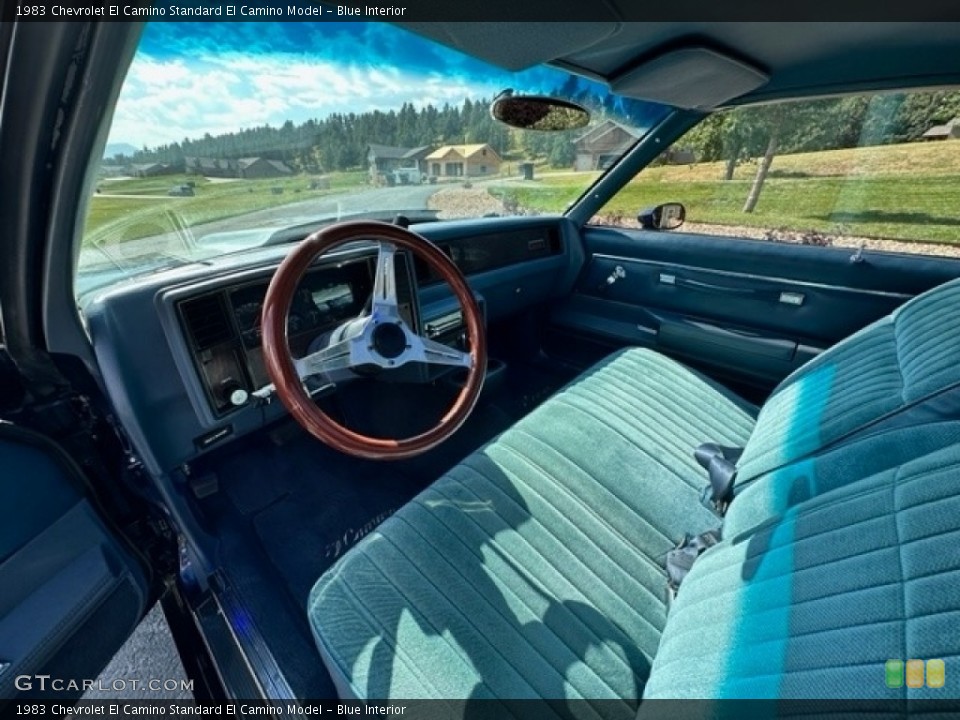 Blue Interior Photo for the 1983 Chevrolet El Camino  #146534855