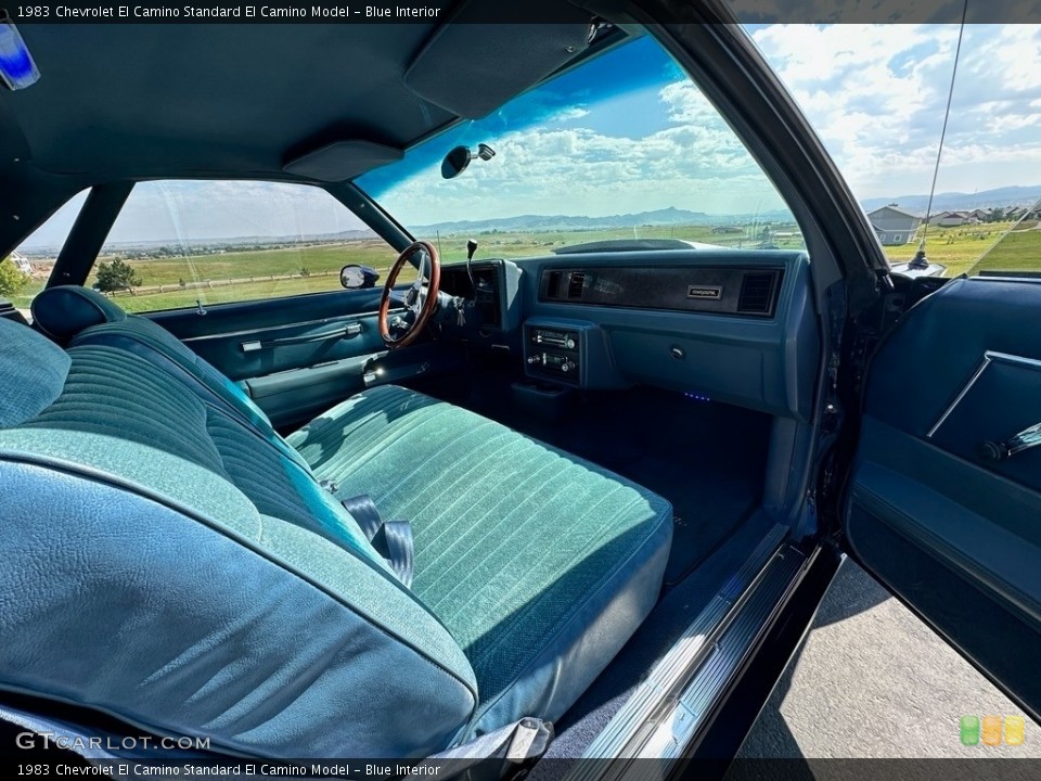 Blue 1983 Chevrolet El Camino Interiors