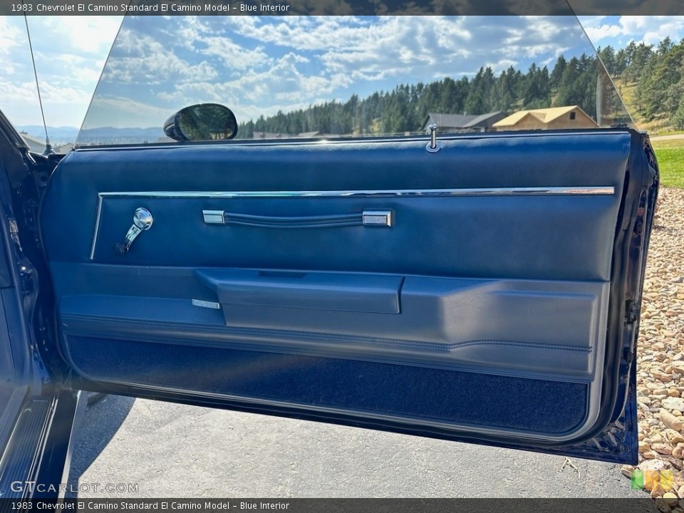 Blue Interior Door Panel for the 1983 Chevrolet El Camino  #146534904