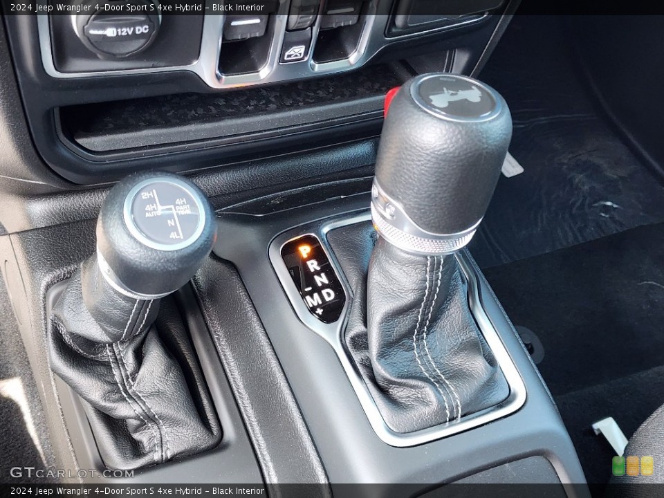 Black Interior Transmission for the 2024 Jeep Wrangler 4-Door Sport S 4xe Hybrid #146535843