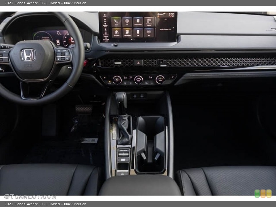 Black Interior Dashboard for the 2023 Honda Accord EX-L Hybrid #146535878