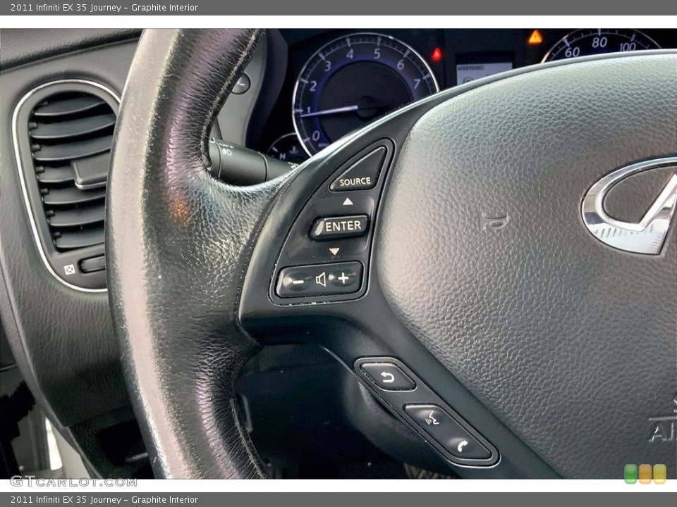 Graphite Interior Steering Wheel for the 2011 Infiniti EX 35 Journey #146535886