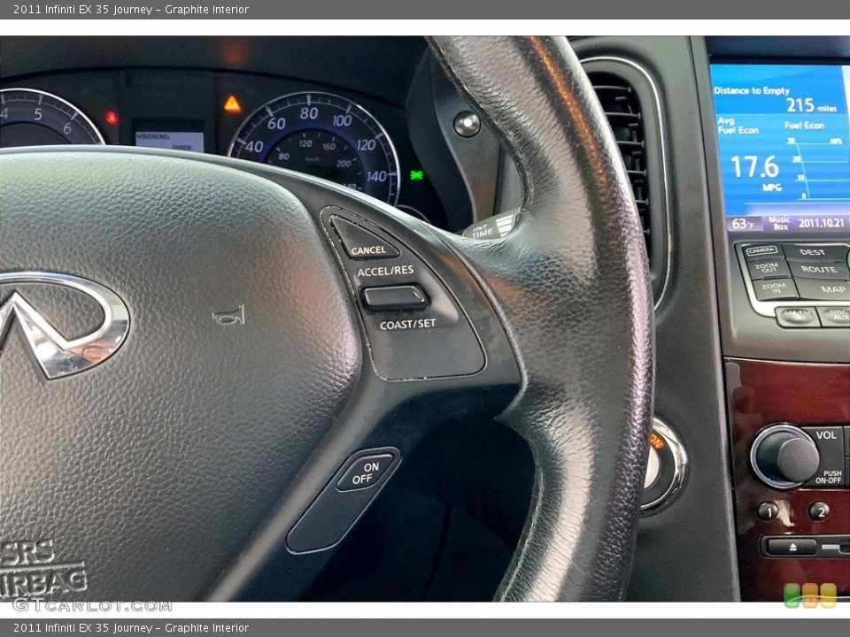 Graphite Interior Steering Wheel for the 2011 Infiniti EX 35 Journey #146535905